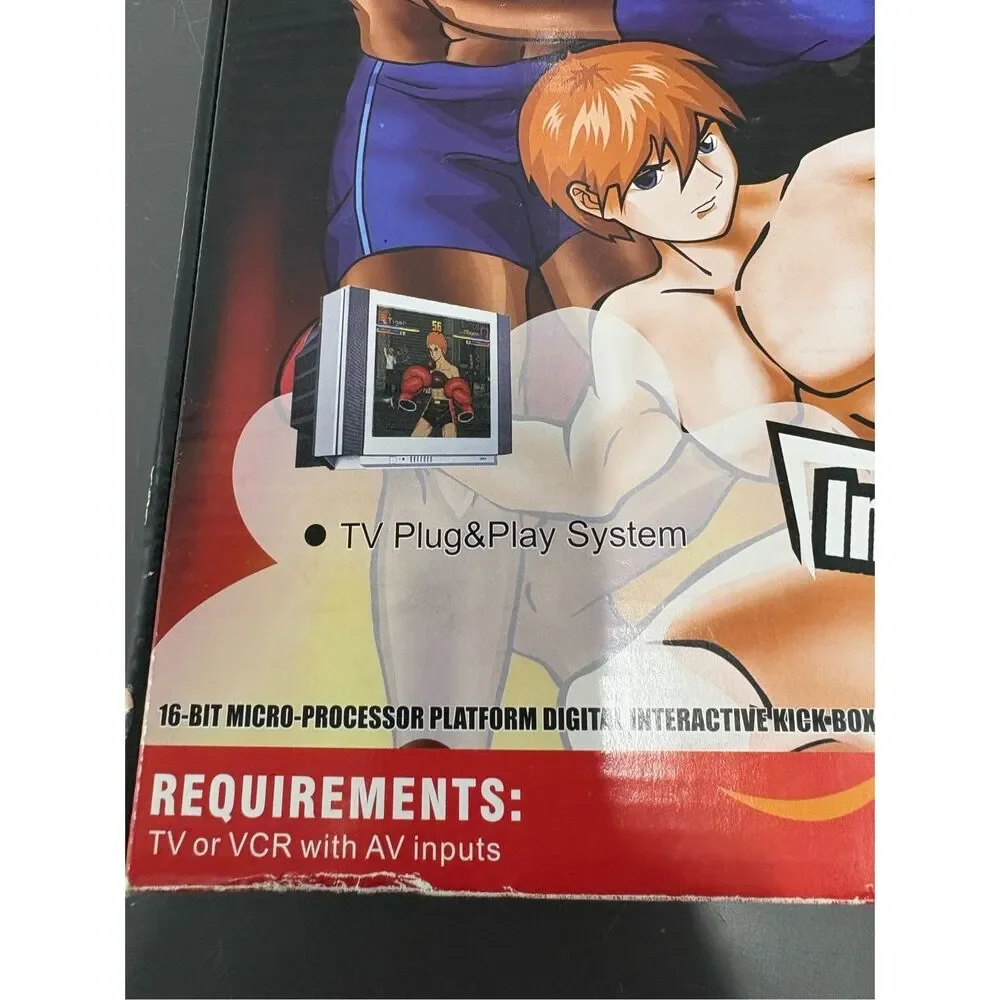 TV VIRTUAL FIGHTER Plug And Play Game Interactive Kick Boxing TV Vintage NEW OPE